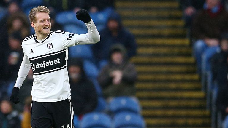 Andre Schurrle's strike was not enough for Fulham to take all three points against Burnley