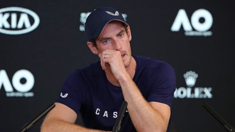 Murray said earlier in the year that the Australian Open could be his final tournament