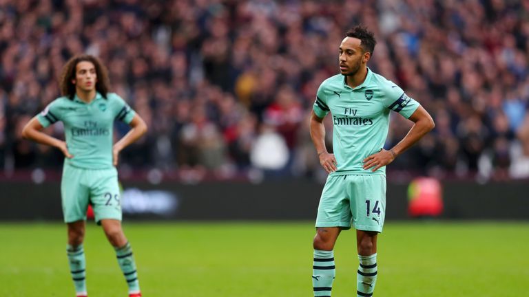 Arsenal was beaten by West Ham at the London derby last weekend