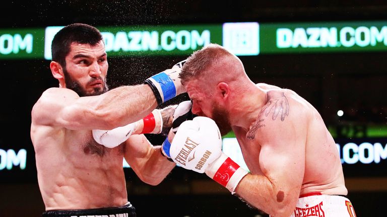 Johnson shared an explosive battle with Artur Beterbiev
