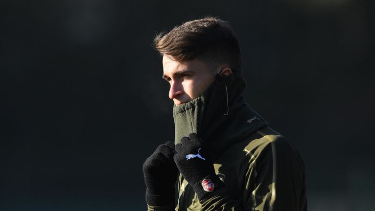 Denis Suarez took part in the training of Arsenal on Friday