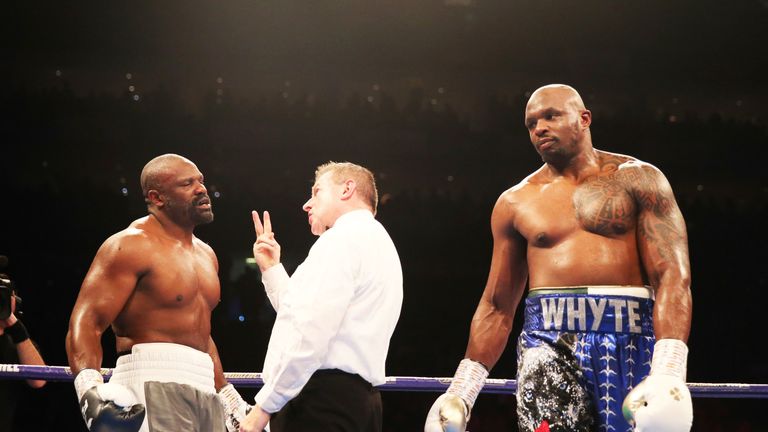 Chisora was docked two points by referee Marcus McDonnell