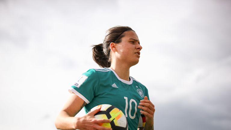 German midfielder Dzsenifer Marozsan is another star from the Lyon team