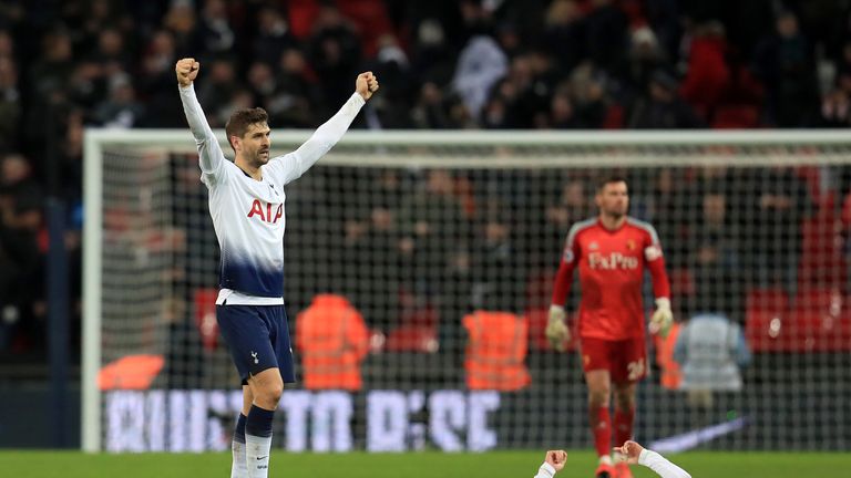 Fernando Llorente scored the winning goal against Watford