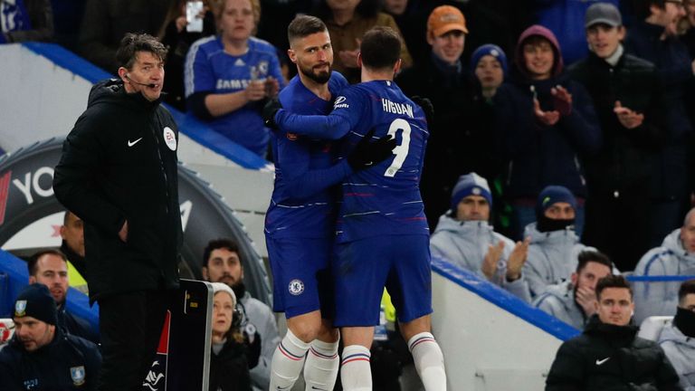 Olivier Giroud previously admitted his future at Chelsea looks uncertain, after Gonzalo Higuain joined on loan from Juventus in January