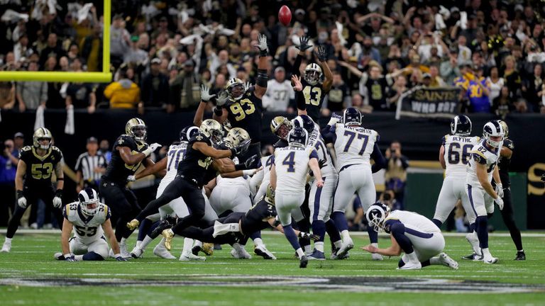 Highlights of the NFC Championship between the Los Angeles Rams and the New Orleans Saints