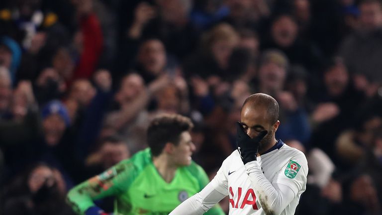 Tottenham lost their Carabao Cup semi-final tie against Chelsea on penalties
