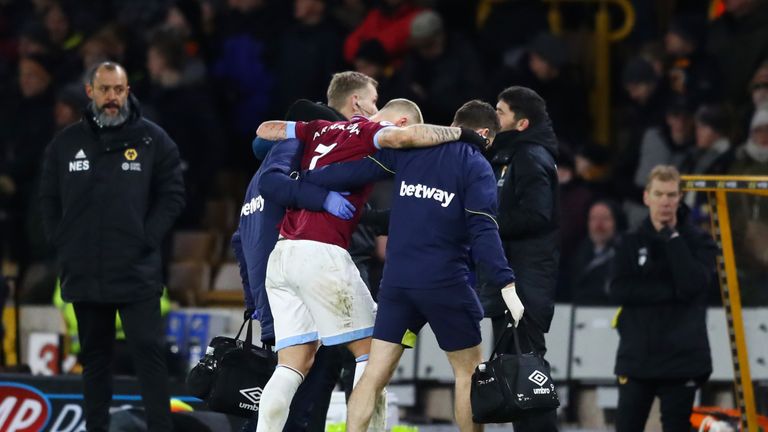 Marko Arnautovic came out of West Ham's loss to Wolves