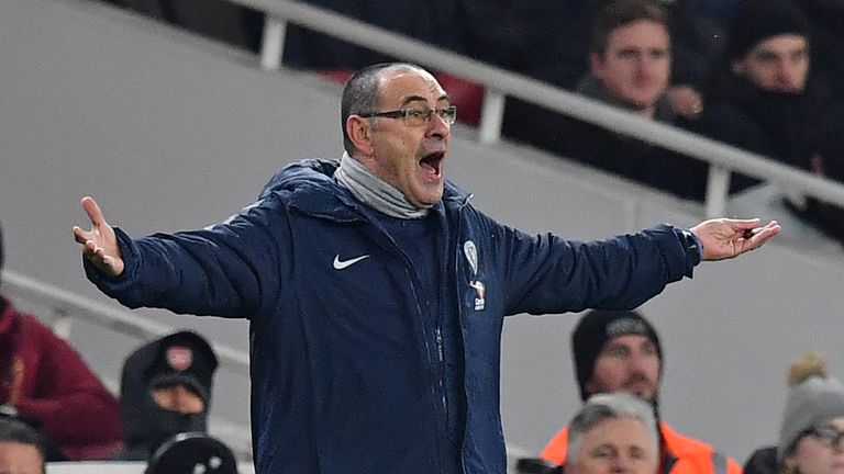 Sarri accused his players of being difficult to motivate