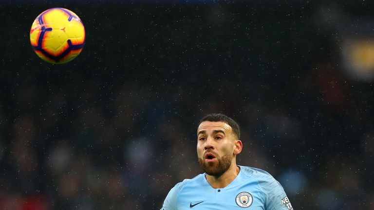 Nicolas Otamendi has made just eight starts in the Premier League this season