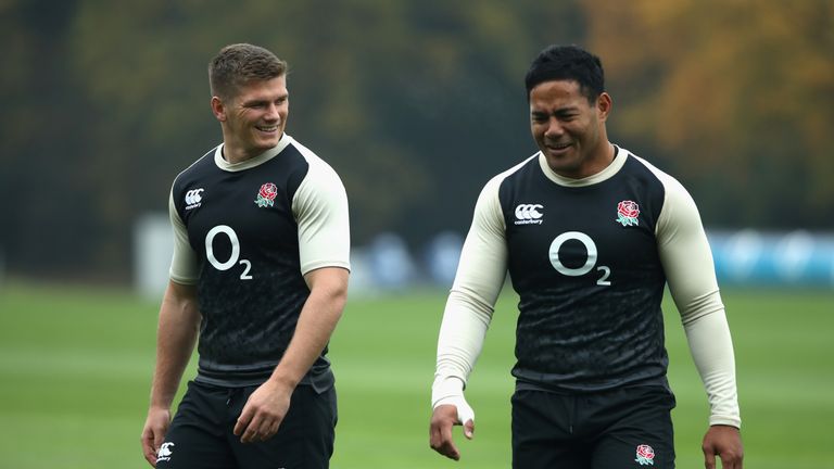 Manu Tuilagi will line up alongside Owen Farrell against Ireland in Dublin