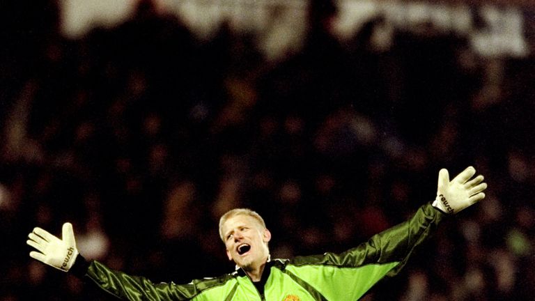Peter Schmeichel was a key Manchester United figure in the 1990s