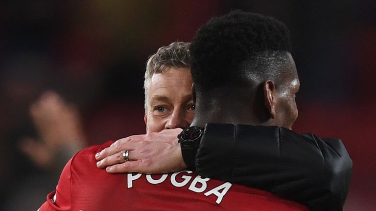 Man Utd have won all seven of their games under Ole Gunnar Solskjaer