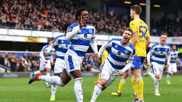 Aramide Oteh scored QPR's first from the penalty spot