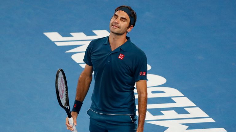 Federer failed to convert any of his 12 break points in the match