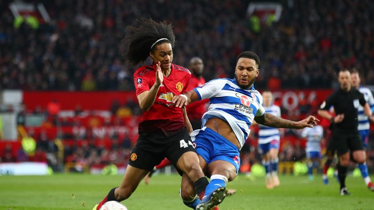 Tahith Chong made his United debut in the FA Cup win against Reading