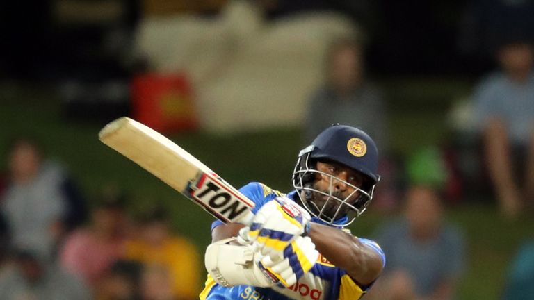 Sri Lanka all-rounder Thisara Perera hammered 13 sixes and eight fours in a stunning 140 from 74 balls against New Zealand