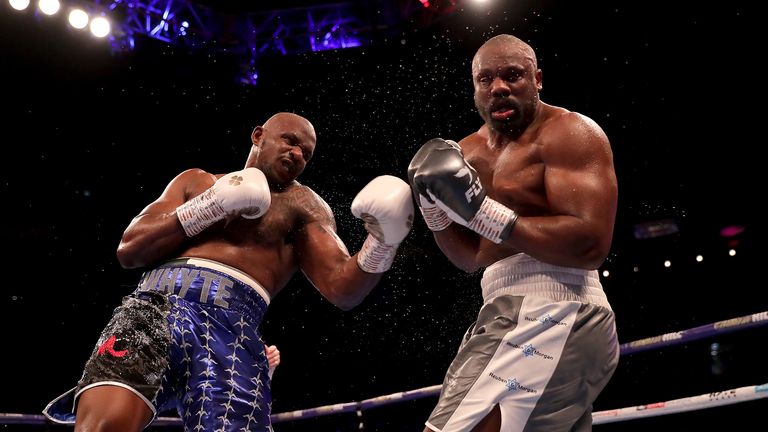 Whyte knocked out Derek Chisora in December to improve to a 25-1 win-loss record