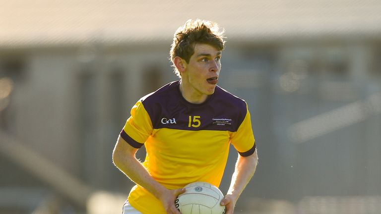 The Wexford footballers wore a commemorative jersey to mark the centenary of the 1918 victory last May