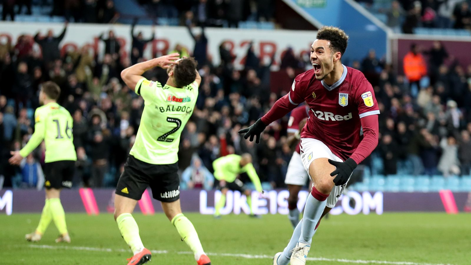 Aston Villa 33 Sheffield United Andre Green's stoppagetime strike completes incredible Villa Aston Villa 33 Sheffield United Andre Green's stoppagetime strike completes incredible Villa