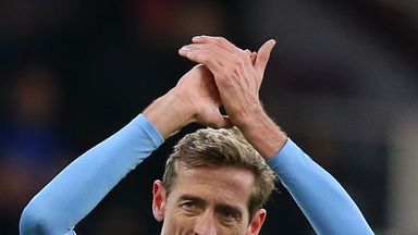 Image of Peter Crouch joined Burnley from Stoke in January 