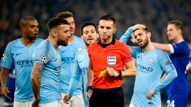 Referee Carlos del Cerro Grande gave Schalke two penalties against Man City