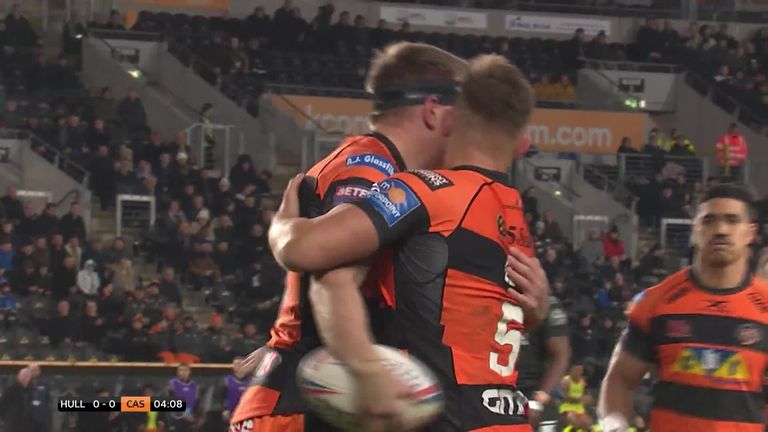 Match highlights as Castleford overcome Hull FC 26-18 in the second round of the 2019 Super League season