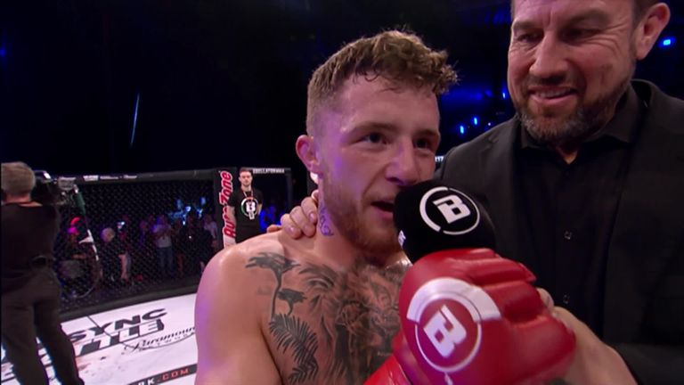 James Gallagher was pleased to prove the doubters wrong by submitting Steven Graham after coming off a big loss. 