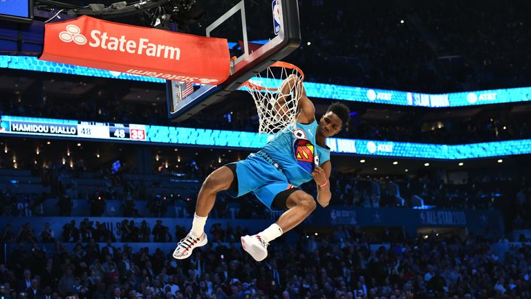 Highlights of the 2019 All-Star Dunk Contest