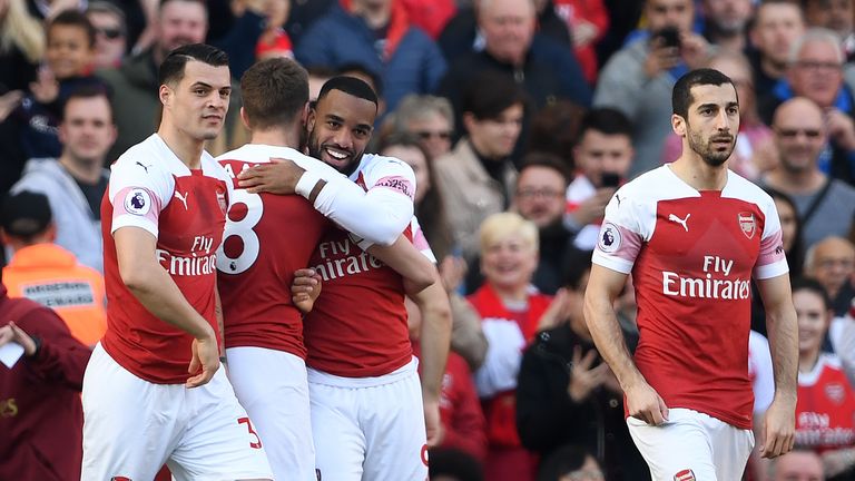 Alexandre Lacazette has scored 14 goals for Arsenal this season