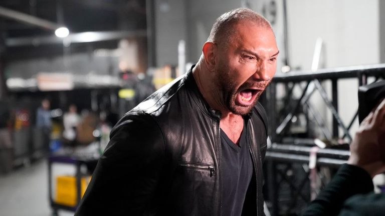 Batista will bring the finishing touches to pre-WrestleMania preparation for his match with Triple H