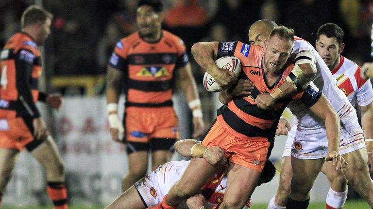 Castleford's Liam Watts scored during their comprehensive victory