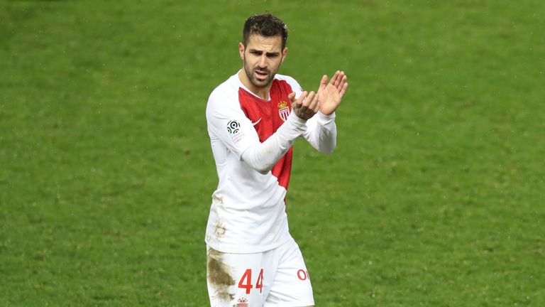 Cesc Fabregas joined Monaco in January