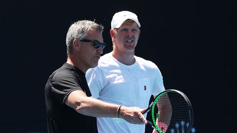 Fredrik Rosengren (L) has split with British No 1 Kyle Edmund