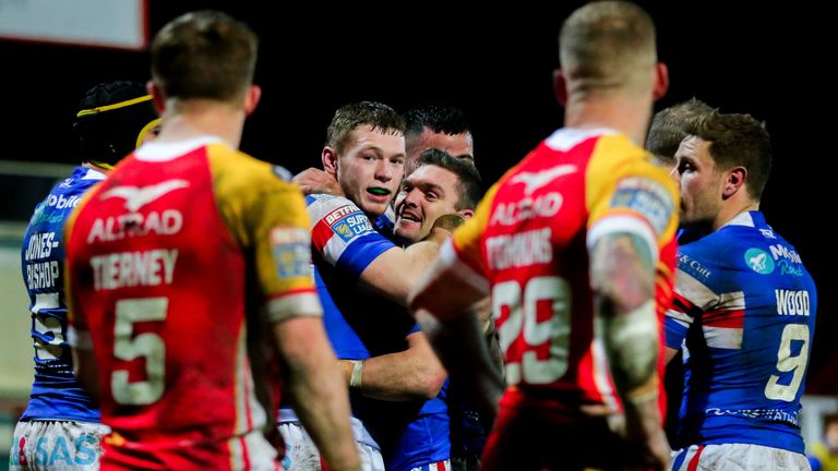 Wakefield will hope to build on their first Super League win of the season