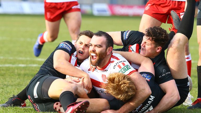 Highlight as Hull KR bounce back from defeat at Warrington to beat the London Broncos 22-12 at KCOM Craven Park