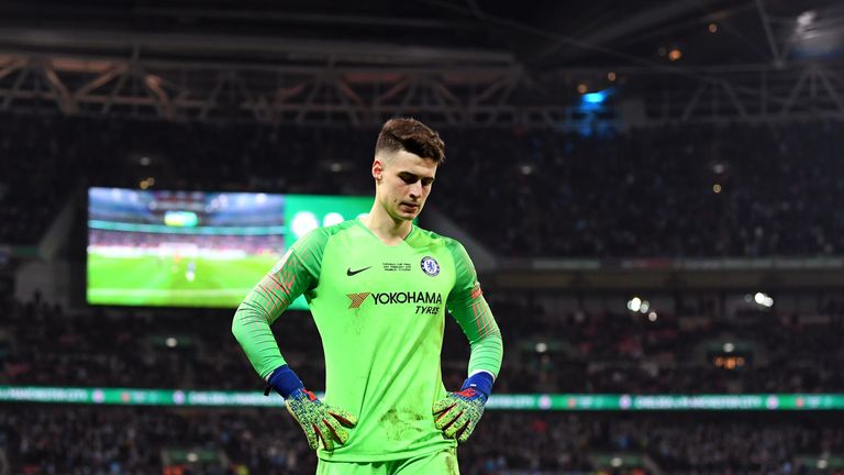 Kepa Arrizabalaga was fined a week's salary