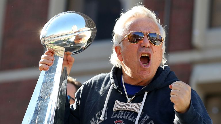 The 2019 Super Bowl victory was Kraft's sixth as owner