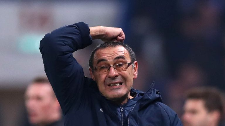 Maurizio Sarri believes he is not under the kind of pressure people have suggested