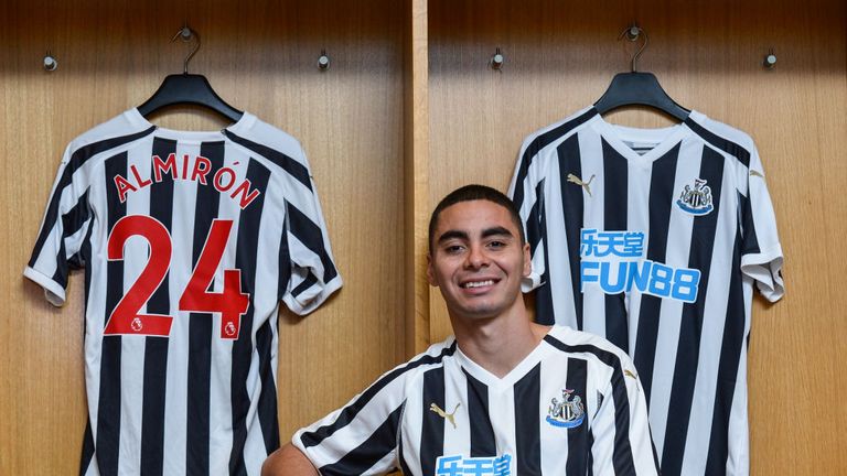 Miguel Almiron is set to make his Newcastle debut against Wolves