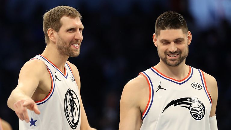 NIkola Vucevic (right) was an All-Star this year