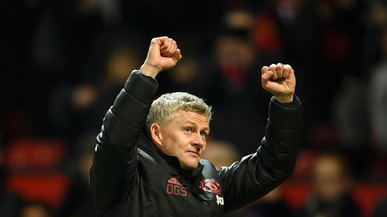 Ole Gunnar Solskjaer has won eight of his nine matches in the United scandal