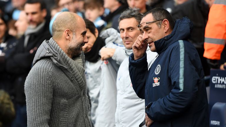 Pep Guardiola and Maurizio Sarri will return to Wembley next Sunday