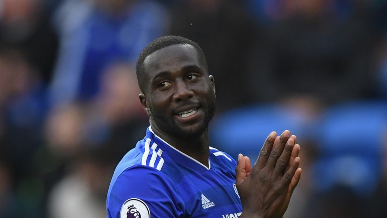 Sol Bamba is sidelined with an ACL injury but has made a team-topping 30 blocks for Cardiff in the Premier League this season - in addition to being the club's joint-top scorer with four goals