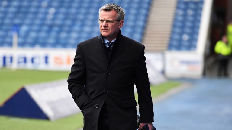 El director gerente de los Rangers, Stewart Robertson, dice que el club está en contra de la idea de continuar la campaña a puerta cerrada.