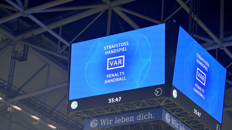 VAR in the honor at Gelsenkirchen