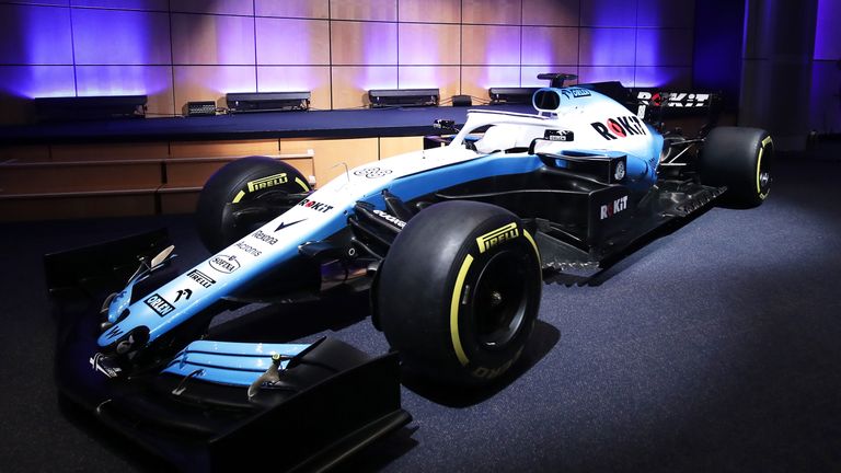 Williams' 2019 car, the FW42