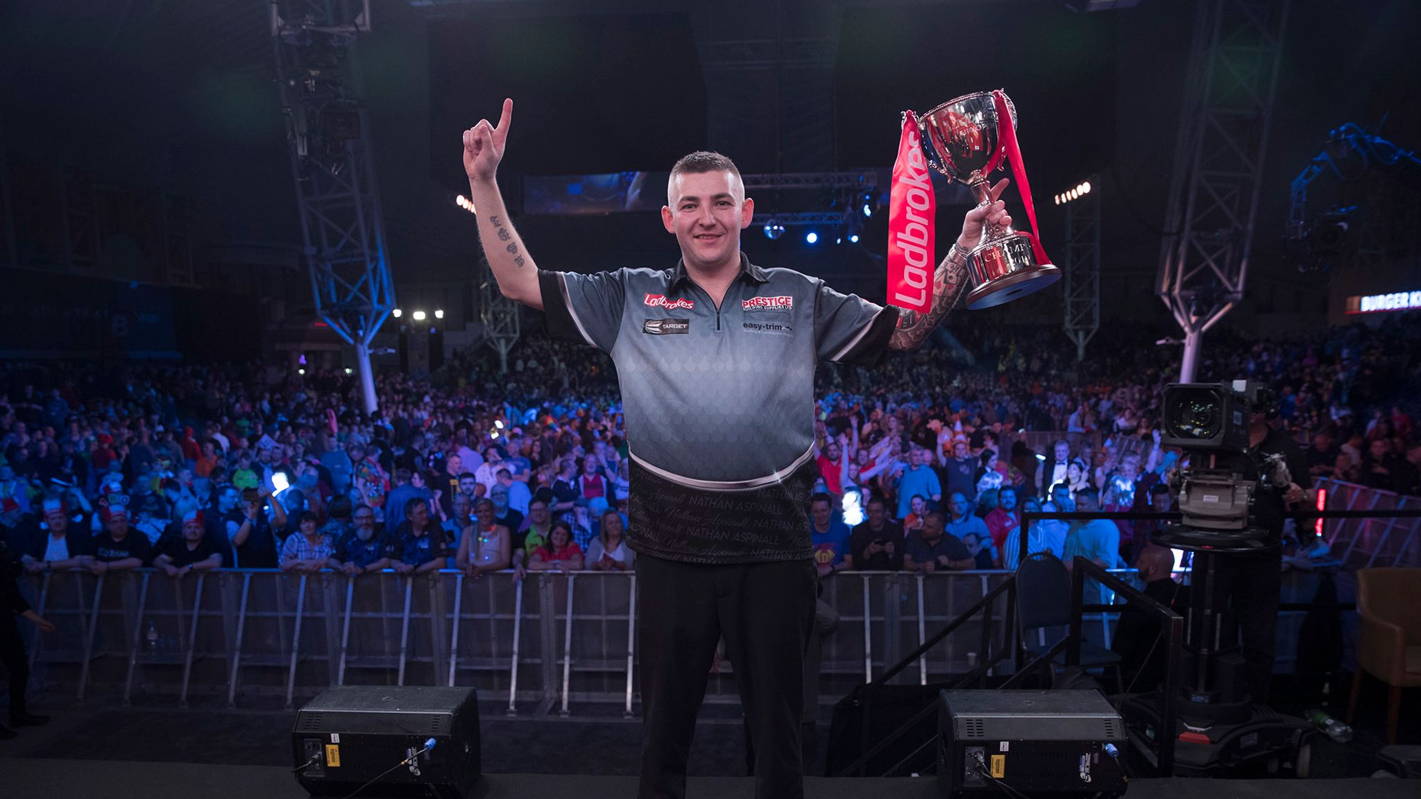 Nathan Aspinall beats Rob Cross to win UK Open and first major title Darts News Sky Sports
