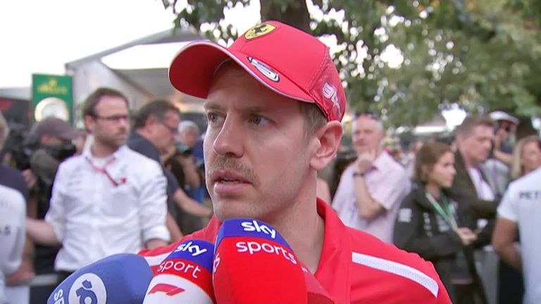 Ferrari's Sebastian Vettel reflects with Sky F1 on his hopes in the Australian GP after qualifying third.