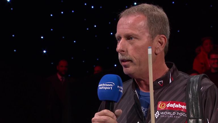 Strickland cut a disconsolate figure after losing 7-2 to Eklent Kaci at the World Pool Masters in Gibraltar, but it wasn't just the result he was unhappy with...